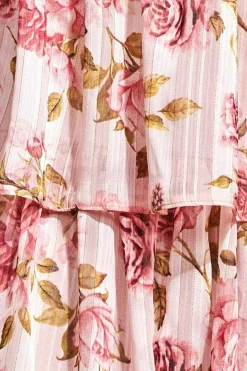 Women * Tiered Chiffon Floral Maxi