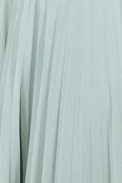Women * Bardot Chiffon Pleated Maxi