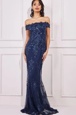 Women * Bardot Sequin Embroidered Maxi Dress