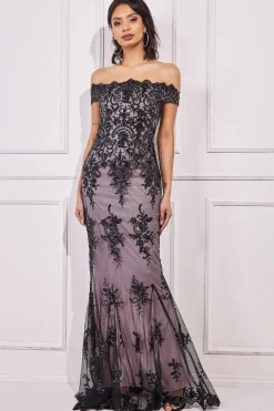 Women * Bardot Sequin Embroidered Maxi Dress