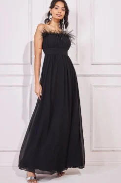 Women * Bridesmaids Chiffon Maxi Dress