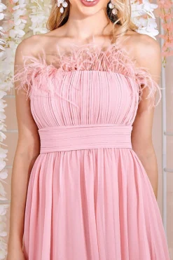Women * Bridesmaids Chiffon Maxi Dress