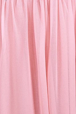 Women * Bridesmaids Chiffon Maxi Dress