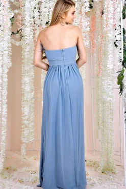 Women * Bridesmaids Chiffon Maxi Dress