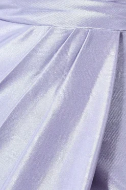 Women * Cowl Neck Bardot Satin Midi Front Split
