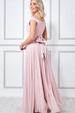 Women * Cowl Neck Chiffon Maxi Dress