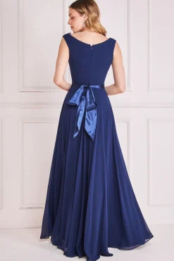 Women * Cowl Neck Chiffon Maxi Dress