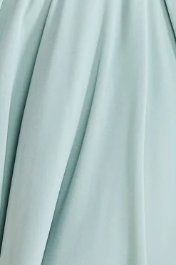 Women * Cowl Neck Chiffon Maxi Dress - Sage Green