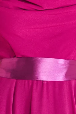 Women * Cowl Neck Chiffon Maxi Dress