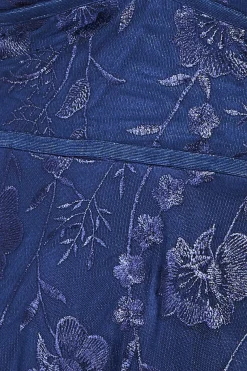 Women * Embroidered Lace Maxi Flutter Sleeves