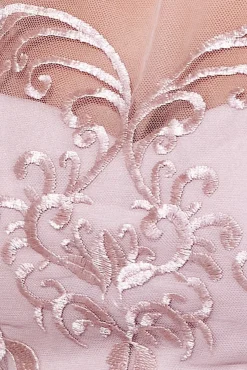Women * Embroidered Mesh Maxi Dress