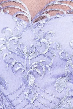 Women * Embroidered Mesh Maxi Dress