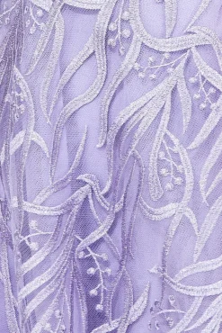 Women * Embroidered Mesh Midi Dress