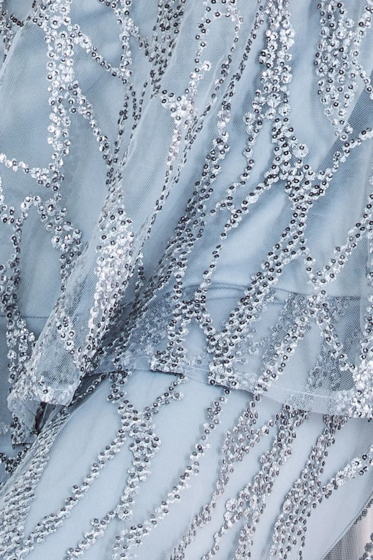 Women * Embroidered Mesh Tiered Midi Dress