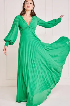 Women * Fully Pleated Chiffon Maxi Dress