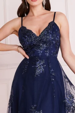 Women * High Low Scalloped Midi Dress