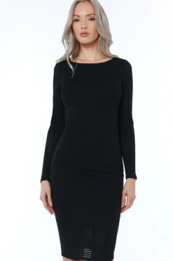 Women * Long Sleeve Bodycon Midi Dress