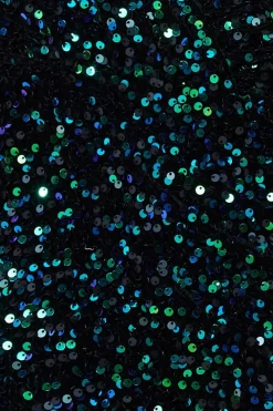 Women * Multi Sequin & Velvet Bardot Midi