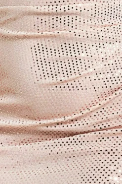 Women * Naked Cowl Neck Bodycon Midi