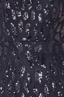 Women * Ombre Sequin Halter Maxi With Thigh Split