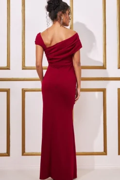 Women * One Shoulder Evening Maxi Dress