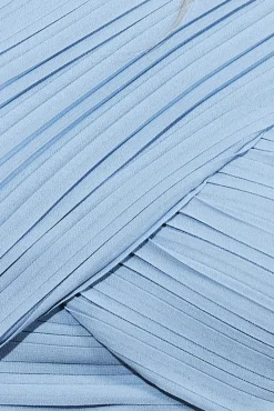 Women * One Shoulder Pleated Chiffon Scarf Maxi