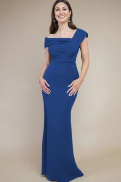 Women * One Shoulder Scuba Maxi Dress
