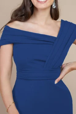 Women * One Shoulder Scuba Maxi Dress