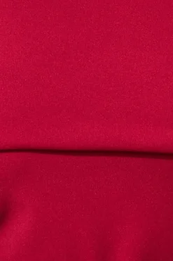 Women * One Shoulder Scuba Midi Dress