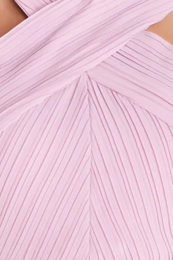 Women * Pleated Bodice Chiffon Tiered Midi