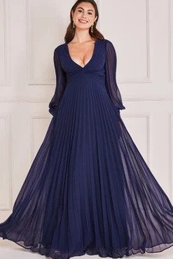 Women * Pleated Skirt Chiffon Maxi