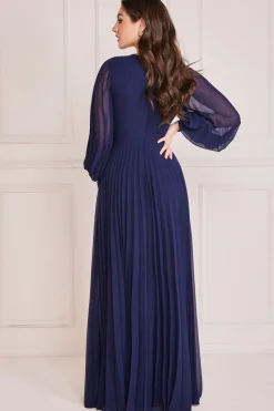 Women * Pleated Skirt Chiffon Maxi