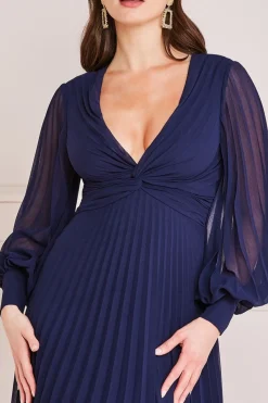 Women * Pleated Skirt Chiffon Maxi