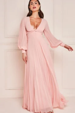 Women * Pleated Skirt Chiffon Maxi