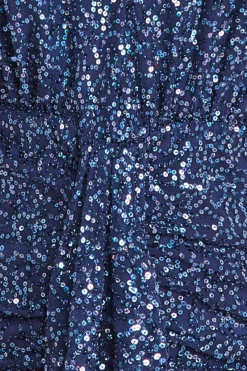Women * Plunge V-Neck Sequin Maxi