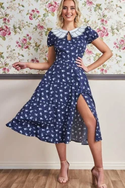 Women * Printed Midi With Front Split
