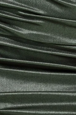 Women * Ruched Satin Mini Skirt