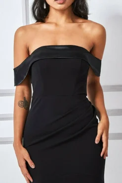 Women * Satin Band Bandeau Maxi Dress