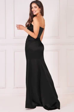 Women * Satin Bandeau Maxi Dress