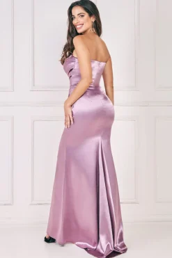 Women * Satin Bandeau Maxi Dress