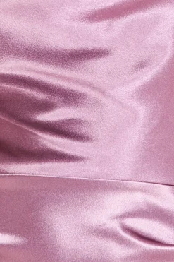 Women * Satin Cowl Neck With Strappy Back Maxi