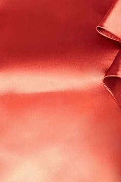 Women * Satin Flutter Sleeve Mermaid Maxi