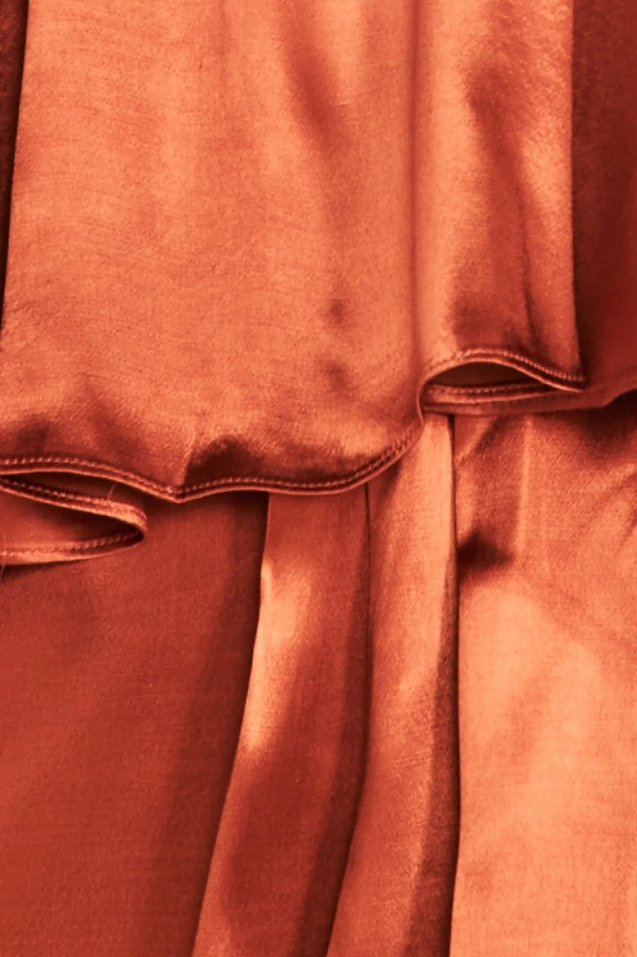 Women * Satin Viscose Front Wrap Midi