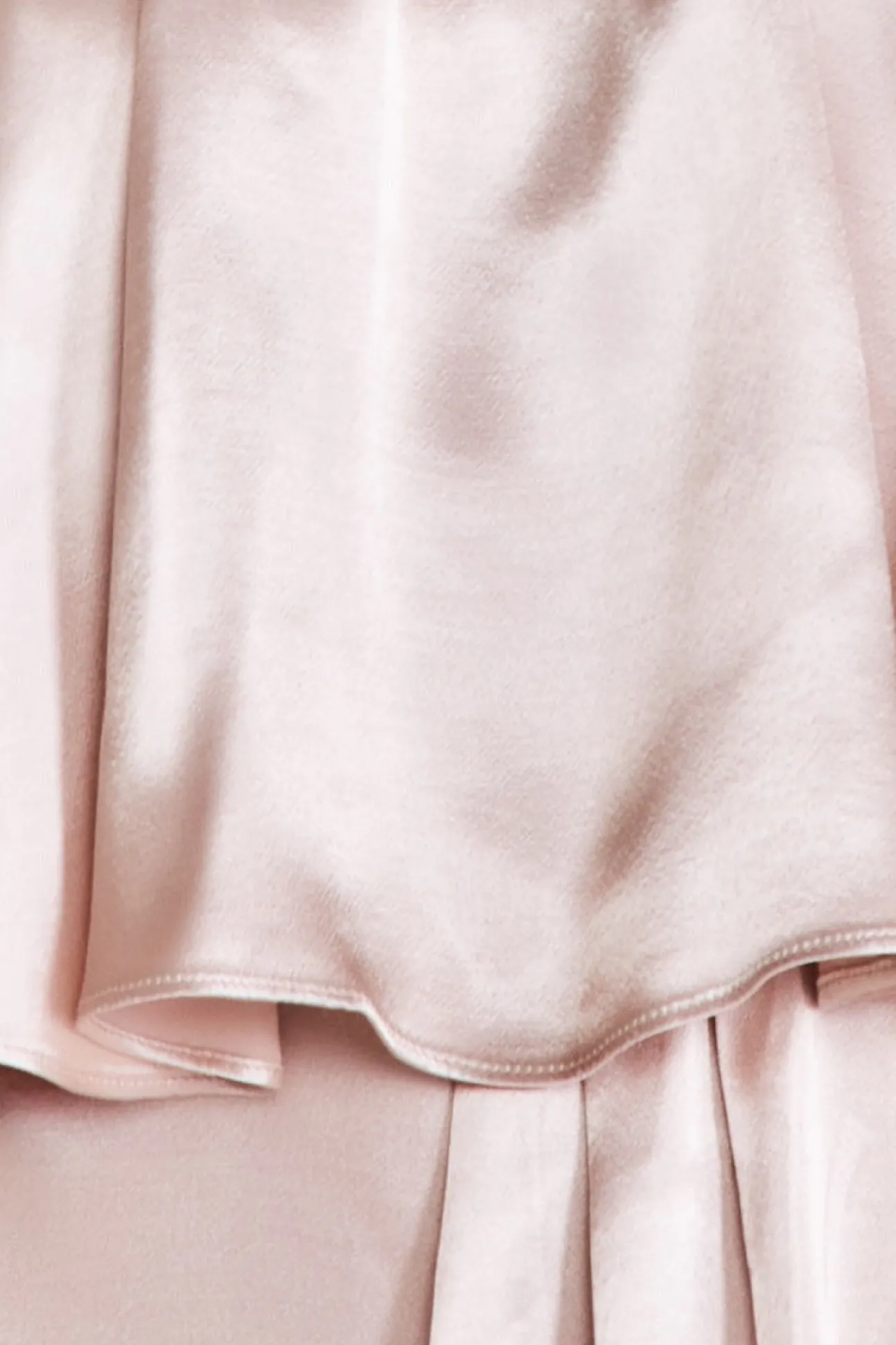 Women * Satin Viscose Front Wrap Midi