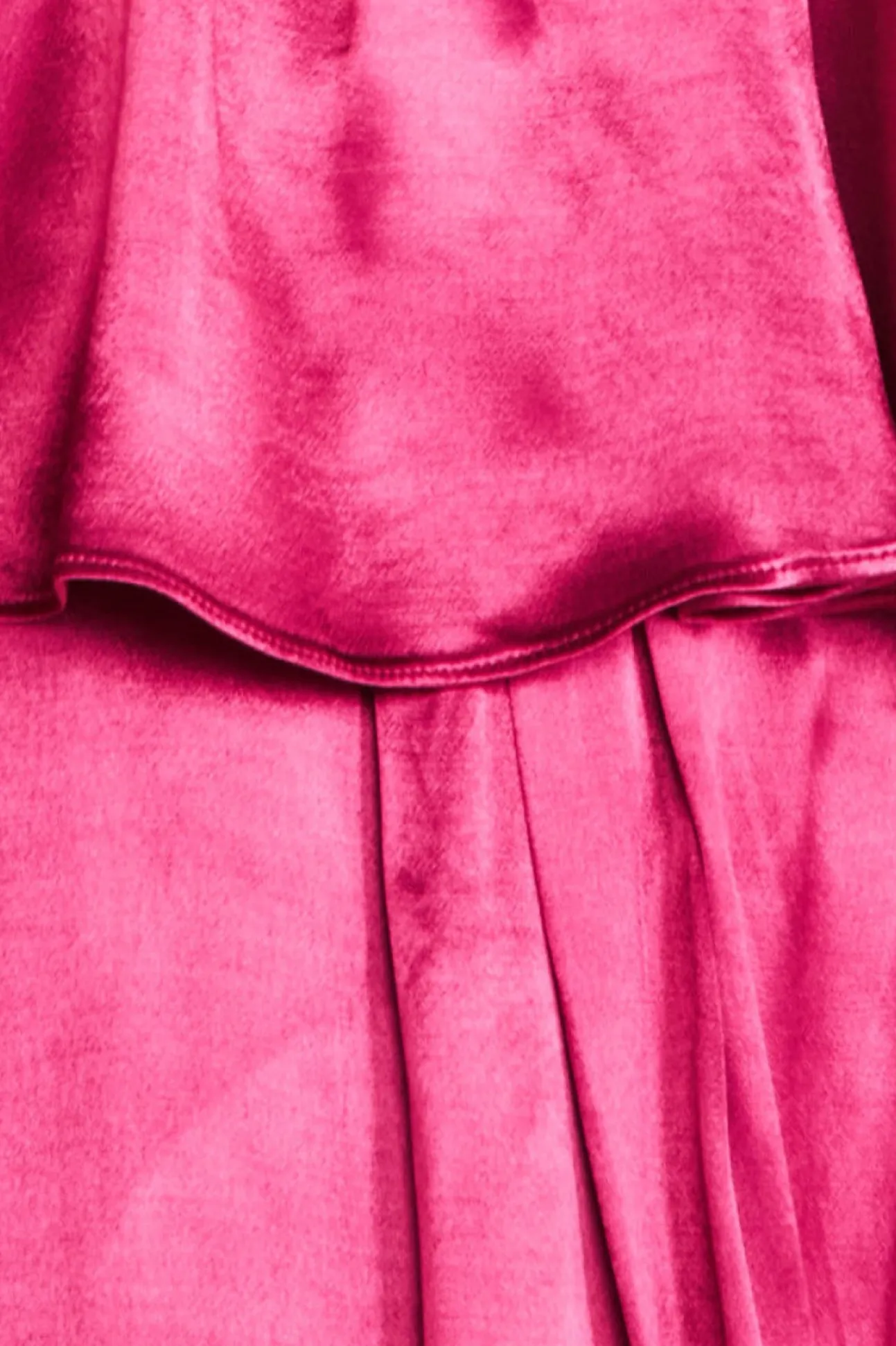 Women * Satin Viscose Front Wrap Midi