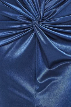 Women * Satin Wrap Knotted Midi Dress