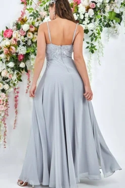 Women * Scallop Lace Chiffon Maxi