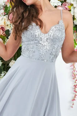 Women * Scallop Lace Chiffon Maxi