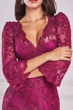 Women * Scallop Lace Midi