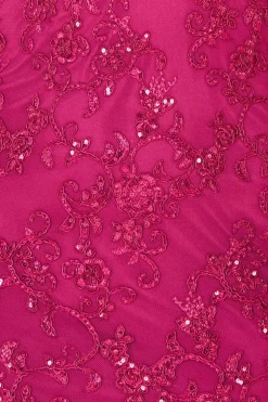 Women * Scalloped Lace Maxi Dress